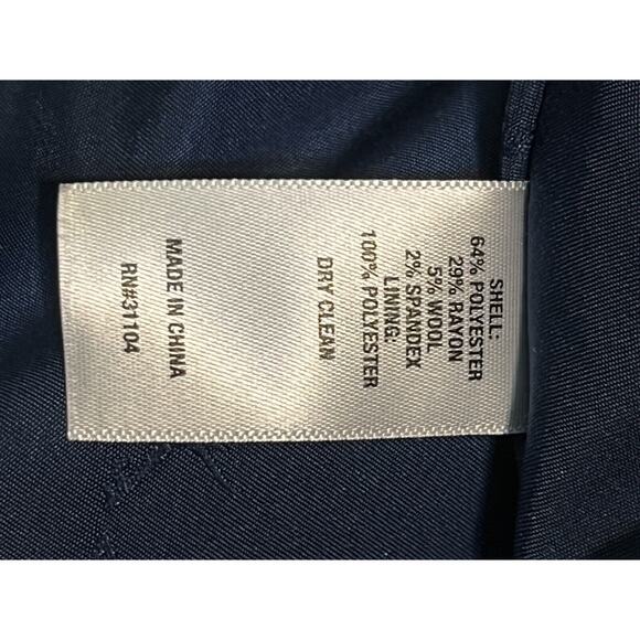 Biltmore Midi Skirt Womens 14 Plaid Wool Blend Lined Blue Pink Yellow‎ Preppy - Picture 5 of 10